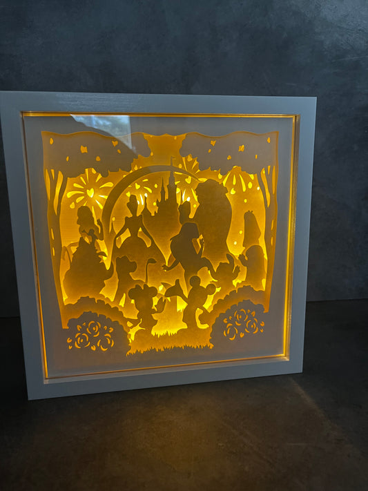 Shadowbox Disney Charaktere