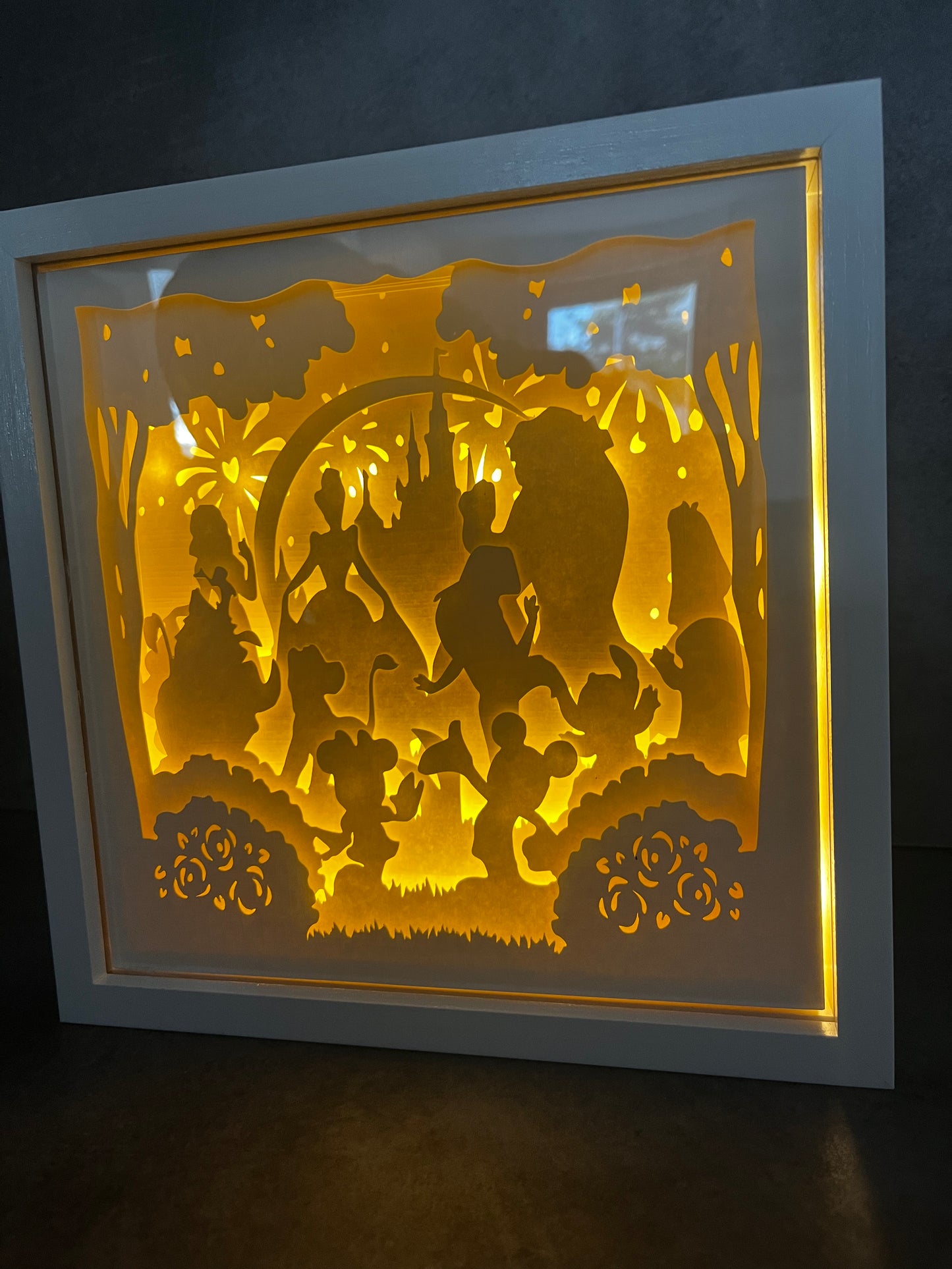 Shadowbox Disney Charaktere