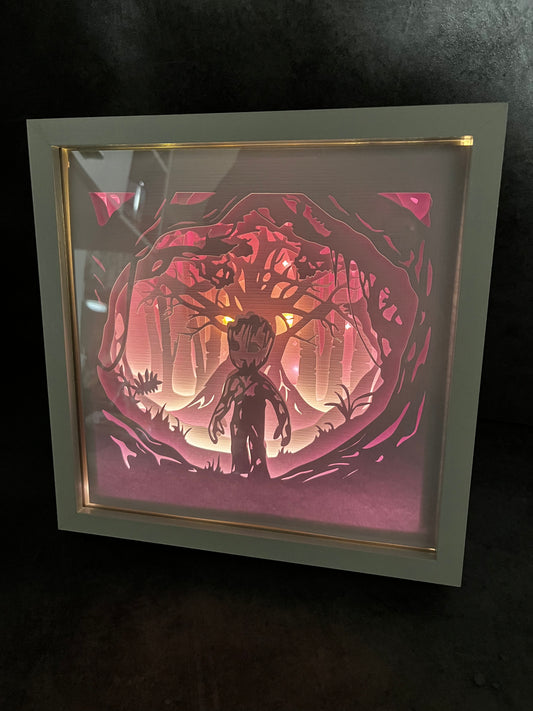 Shadowbox Groot